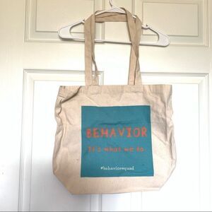 Canvas tote bag